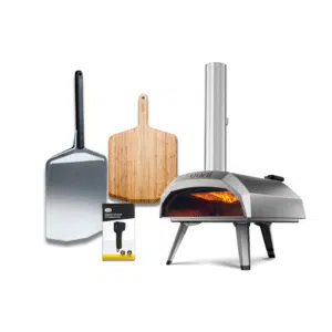 Combo Horno Ooni Karu , pala Ooni , pala de bambú y termómetro infrarrojo